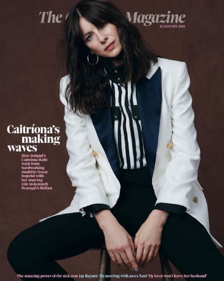 Caitriona Balfe, The Observer Magazine 23 January 2022 Cover Photo