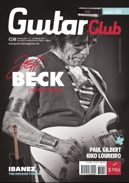 Jeff Beck - Guitar Club Magazine Cover [Italy] (February 2023)
