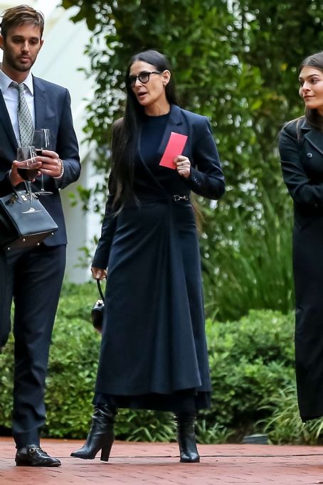 Demi Moore – Leaves Harry Morton’s memorial service in Bel Air | Demi