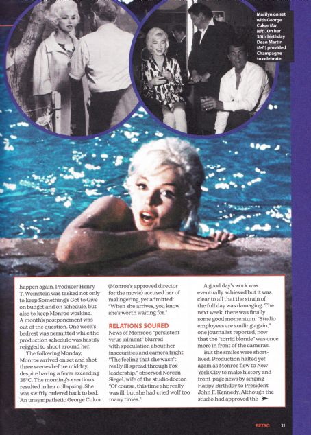 Marilyn Monroe - Yours Retro Magazine Pictorial [United Kingdom] (May 2022)