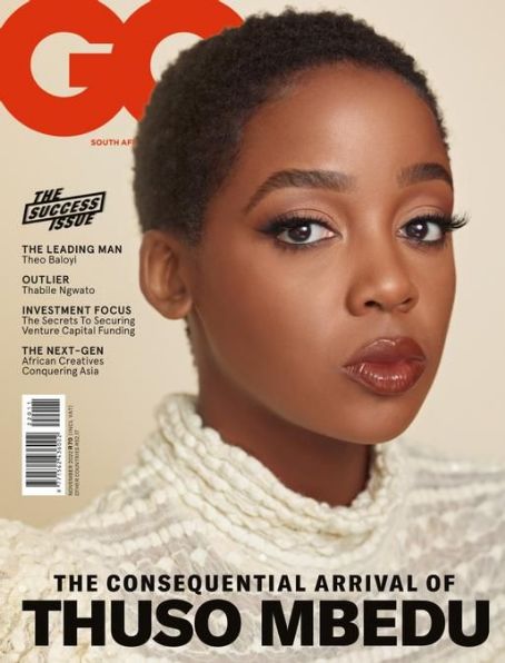 Thuso Mbedu, GQ Magazine November 2022 Cover Photo - South Africa