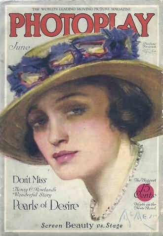 Pauline Frederick, Photoplay Magazine June 1917 Cover Photo - United States