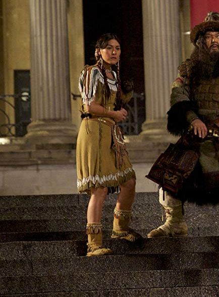 Mizuo Peck as Sacajawea in the Night at the Museum movies