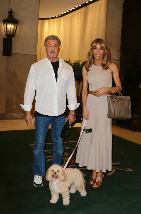 Jennifer Flavin – With Sylvester Stallone promoting ‘The Family Stallone’ in NY
