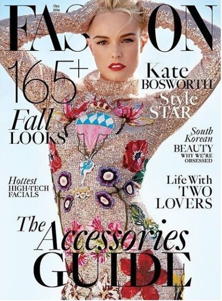 Kate Bosworth - Fashion Magazine Cover [Canada] (October 2016)