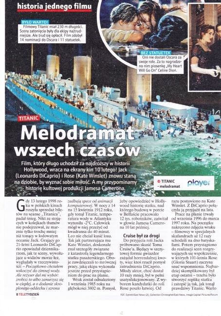 Titanic - Tele Tydzień Magazine Pictorial [Poland] (10 February 2023)