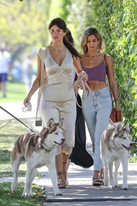 Camila Morrone – With Lucila Solá pictured at Santa Monica Farmer’s