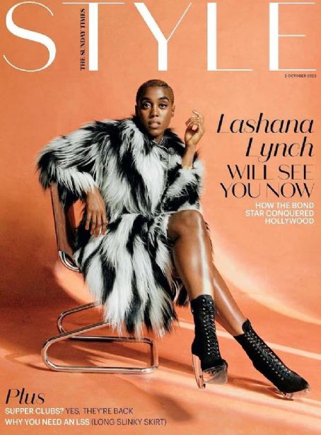 Lashana Lynch The Sunday Times Style Magazine 02 October 2022 Cover Photo United Kingdom 