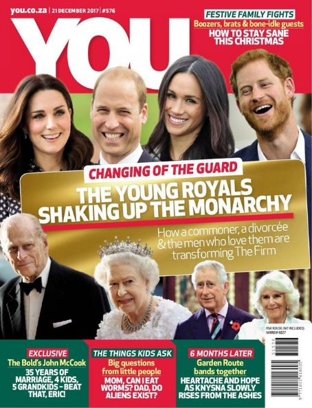 The Duke And Duchess Of Cambridge - You Magazine Cover [South Africa] (21 December 2017)