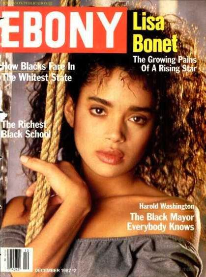 Lisa Bonet - Ebony Magazine Cover [United States] (December 1987)