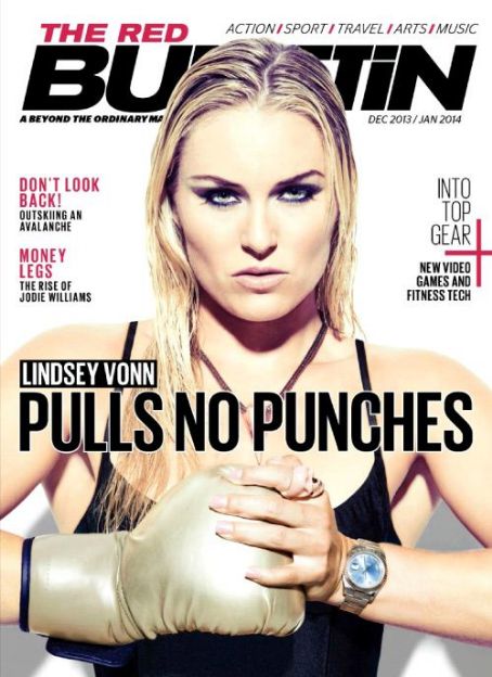 Lindsey Vonn - The Red Bulletin Magazine Cover [United Kingdom] (January 2014)
