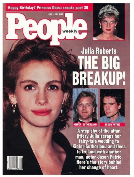 Julia Roberts and Kiefer Sutherland - Breakup
