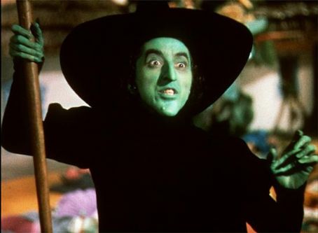 Margaret Hamilton as The Wicked Witch of the West in The Wizard of Oz ...