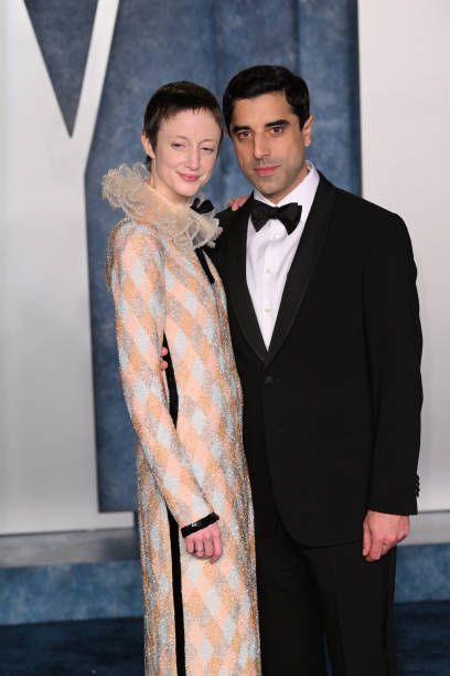 Andrea Riseborough and Karim Saleh - Vanity Fair Party (2023)