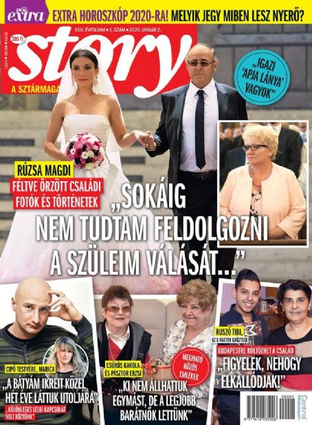 Erzsi Pasztor Karola Csuros Magdi Ruzsa Laszlo Bodi Tibi Ruszo Story Magazine 02 January 2020 Cover Photo Hungary