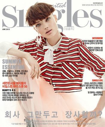 Singles Magazine [South Korea] (June 2015) Magazine Cover Photos - List ...