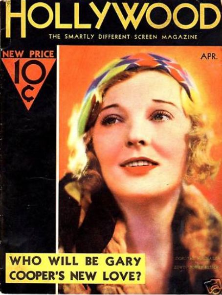 Dorothy Mackaill, Hollywood Magazine April 1932 Cover Photo - United States