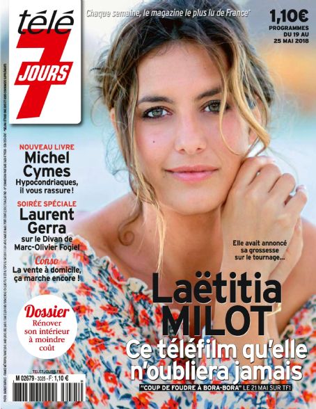 Laëtitia Milot, Télé 7 Jours Magazine 19 May 2018 Cover Photo - France