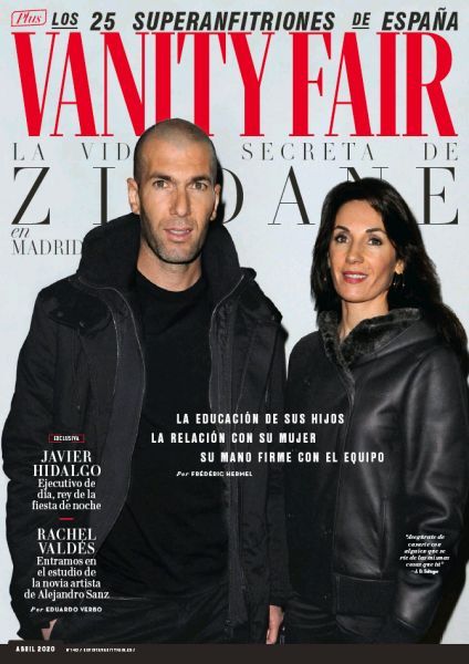 Zinedine Zidane and Veronique Zidane