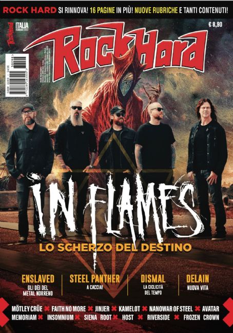 In Flames - Rock Hard Magazine Cover [Italy] (February 2023)