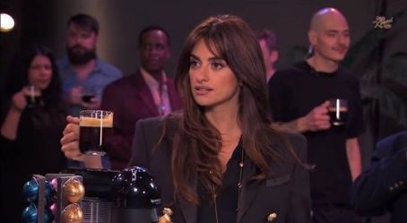 Pen lope Cruz Messes With Jimmy Kimmel For Nespresso FamousFix