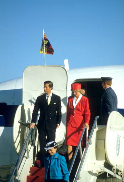 Princess Diana arriving in Washington, DC, USA - 9 November 1985 ...