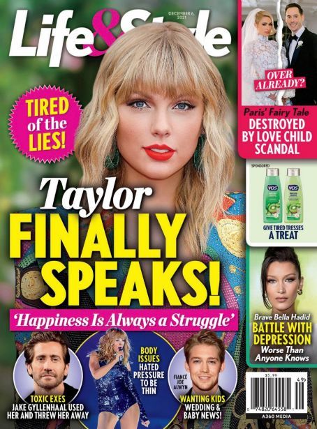 Taylor Swift - Life & Style Magazine Cover [United States] (6 December 2021)