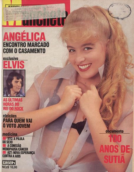 Angélica - Manchete Magazine Cover [Brazil] (2 September 1989)