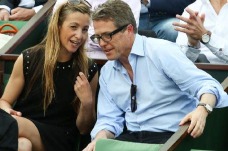 Hugh Grant and Anna Elisabet Eberstein