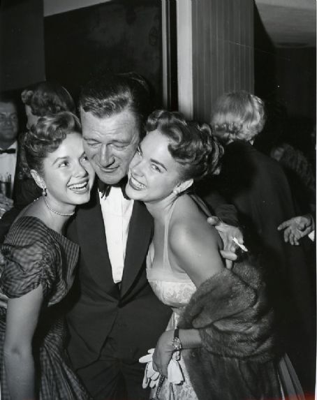 John Wayne with Debbie Reynolds and Terry Moore | John Wayne Picture ...