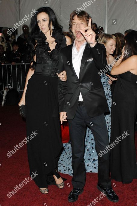 Mick Jagger and his partner L'Wren Scott attend the Metropolitan Museum of Art Costume Institute Benefit Gala 