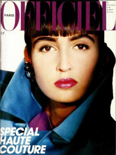 Gail Elliott, L'Officiel Magazine September 1985 Cover Photo - France