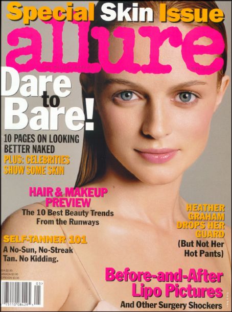 Heather Graham, Michael Thompson, Allure Magazine May 2000 Cover Photo ...