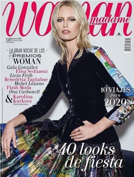 Karolina Kurkova - Woman Madame Figaro Magazine Cover [Spain] (January 2020)