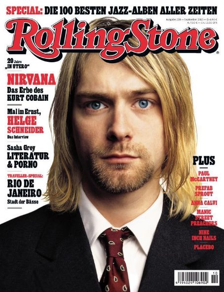 Kurt Cobain, Rolling Stone Magazine September 2013 Cover Photo - Germany