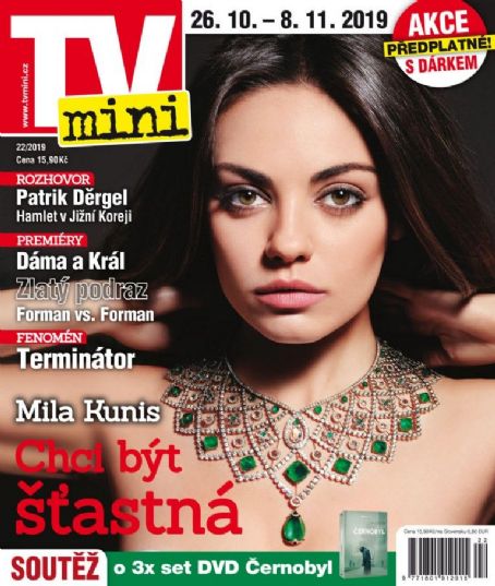 Mila Kunis - TV Mini Magazine Cover [Czech Republic] (26 October 2019)