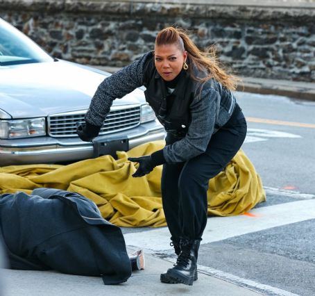 Queen Latifah – Filming ‘The Equalizer’ TV Series in New York