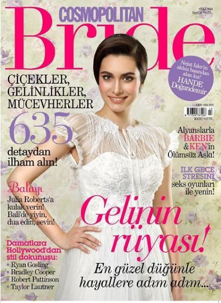 Hande Dogandemir, Cosmopolitan Bride Magazine June 2013 Cover Photo ...