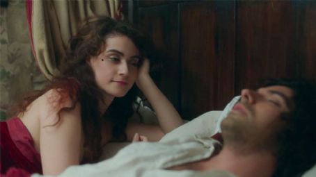 Aidan Turner and Crystal Leaity
