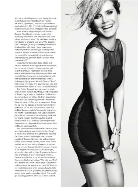 Marie Claire Magazine (February 2013 (Heidi Klum))