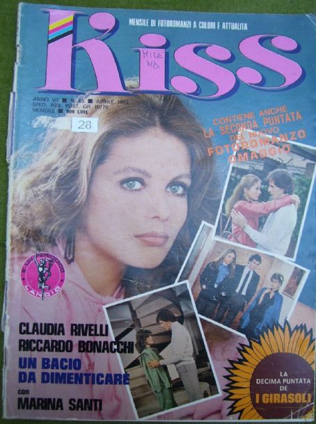 Claudia Rivelli, Riccardo Bonacchi, Kiss Magazine April 1983 Cover ...