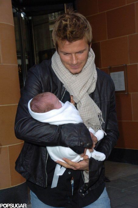 David Beckham and Victoria Beckham - Child - Cruz David
