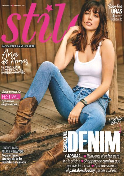 Ana de Armas, Stilo Magazine April 2020 Cover Photo - Spain