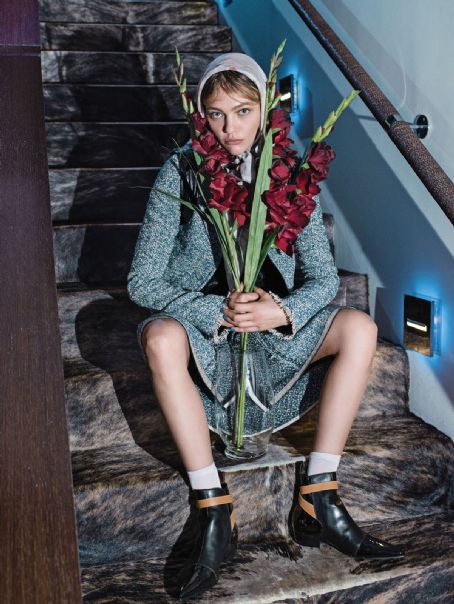 Sasha Pivovarova Vogue Magazine Pictorial Italy February 2015