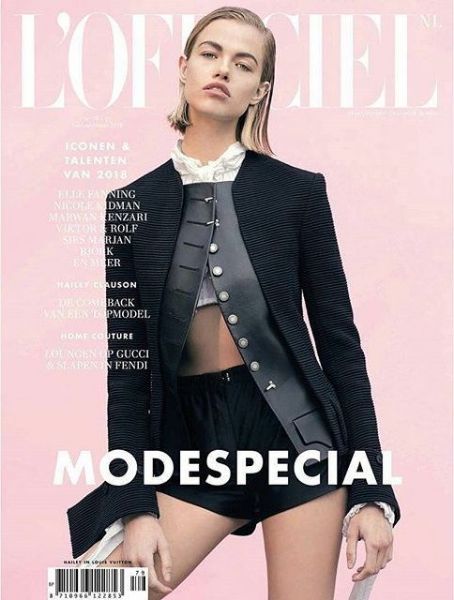 Hailey Clauson, L'Officiel Magazine March 2018 Cover Photo - Netherlands