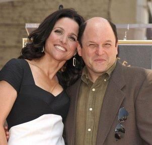Jason Alexander and Julia Louis-Dreyfus