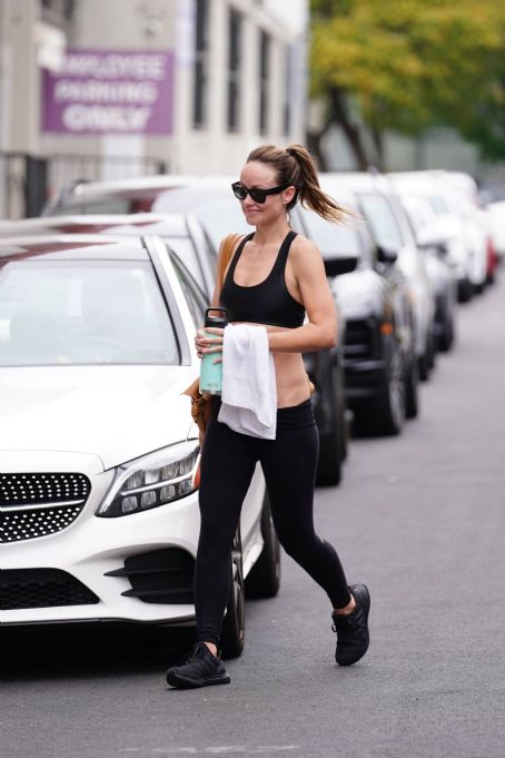 Olivia Wilde – Visit gym on a Memorial Day in Los Angeles
