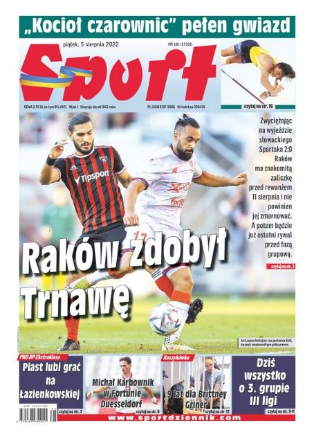 Iván López Álvarez - Sport Magazine Cover [Poland] (5 August 2022)