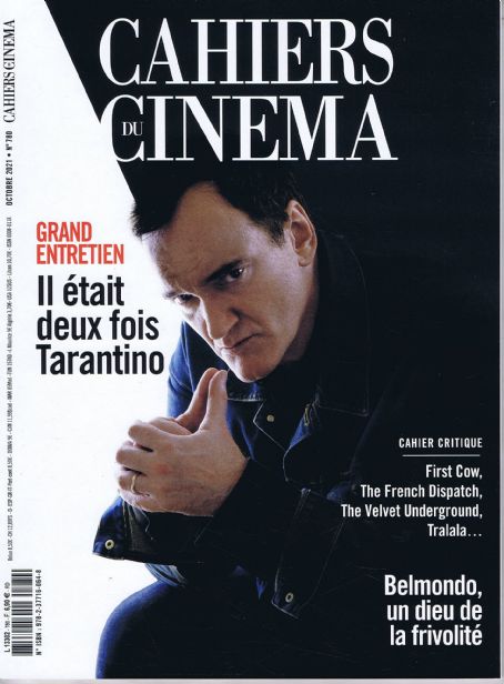 Quentin Tarantino Cahiers Du Cinéma Magazine October 2021 Cover Photo France 