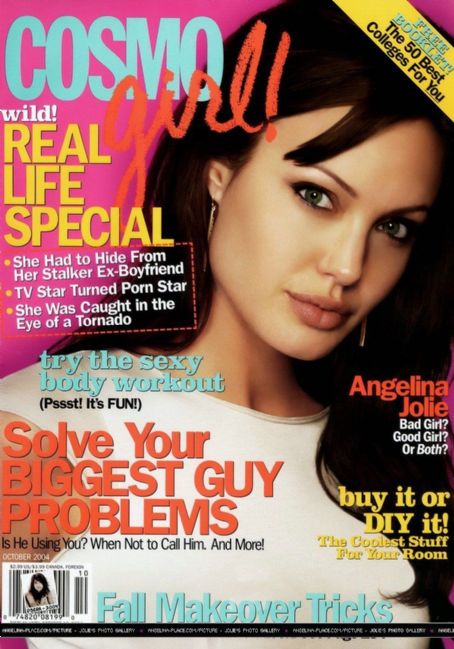 Angelina Jolie, Cosmo Girl Magazine October 2004 Cover Photo - United ...